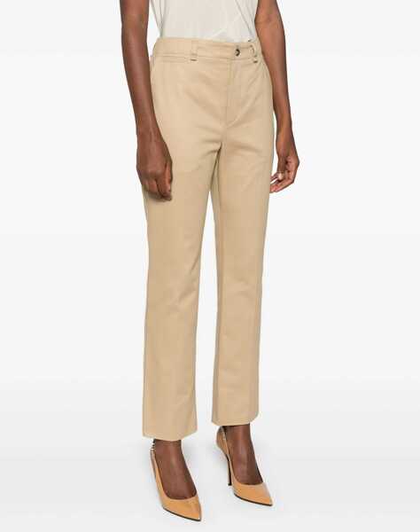 Pantaloni casual Saint Laurent Drill Pants BEIGE Femei (BM 16705155) 3