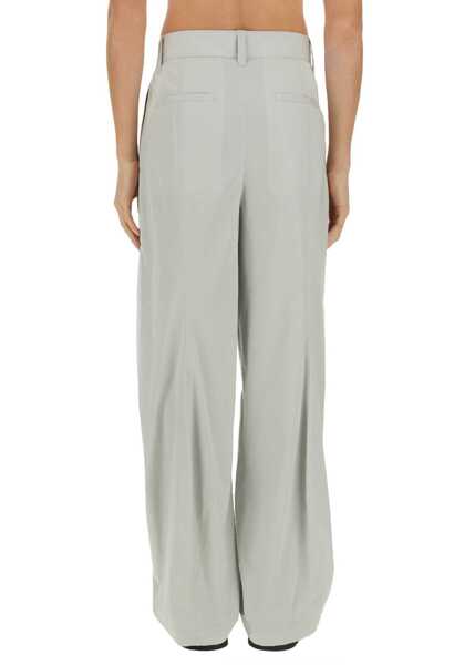 Pantaloni casual Bottega Veneta Silk And Cotton Pants GREY Barbati (BM 16705167) 3