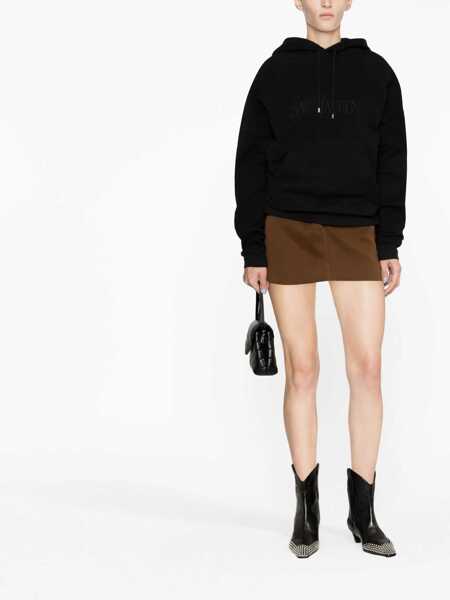 Bluze de trening Saint Laurent Hoodie BLACK Femei (BM 16705239) 2