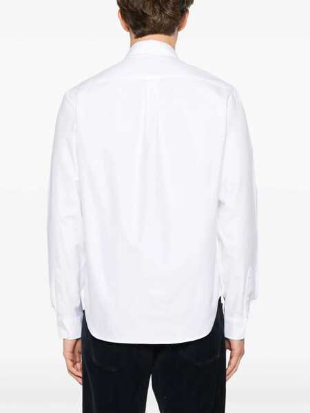 Camasi casual MAISON KITSUN Classic Shirt WHITE Barbati (BM 16705251) 4