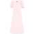 ROTATE Birger Christensen Lace Midi Dress PINK