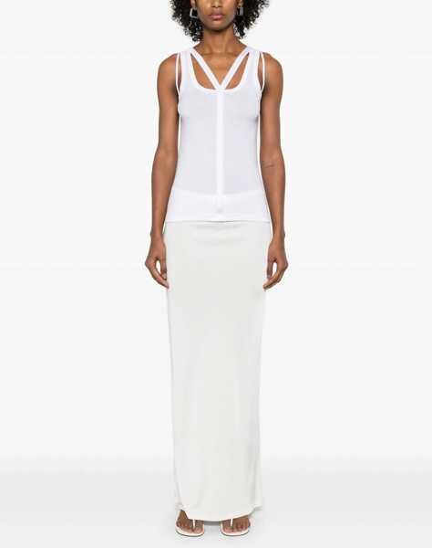 Bluze HELMUT LANG Top Racer WHITE Femei (BM 16705362) 2