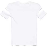 Tricouri "Slashed Shrunken" T-Shirt Femei