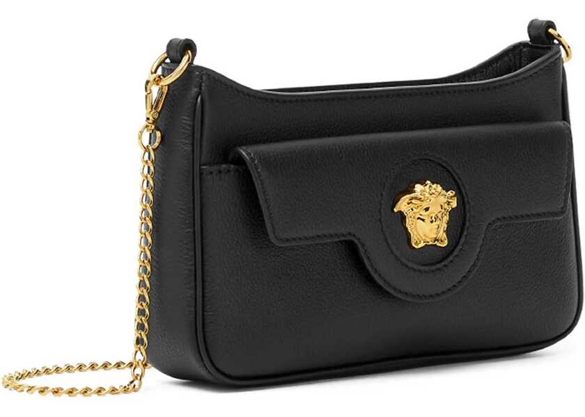 Genti de umar Versace Mini Medusa Shoulder Bag BLACK VERSACE GOLD Femei (BM 16706118) 4
