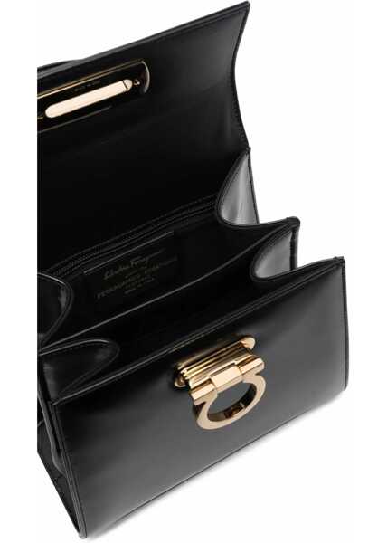 Genti de mana Ferragamo Iconic Handbag VIT. ABRASIVSIENA NERO Femei (BM 16706124) 5