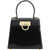 Ferragamo Iconic Handbag VIT. ABRASIV+SIENA NERO