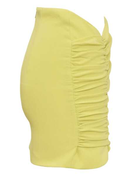 Fuste Nineminutes Nineminutes Skirt With Draping YELLOW Femei (BM 16706421) 3