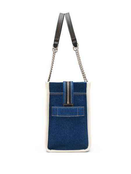 Genti de umar Marc Jacobs Marc Jacobs The Denim Chain Medium Tote Shoulder Bag BLUE Femei (BM 16706529) 4