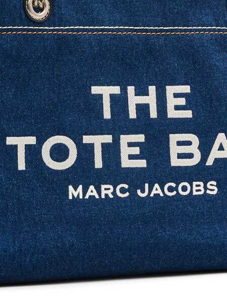 Genti de umar Marc Jacobs Marc Jacobs The Denim Chain Medium Tote Shoulder Bag BLUE Femei (BM 16706529) 5