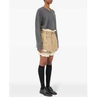 Fuste scurte Maison Margiela Dama - Fuste scurte Maison Margiela Layered Effect Mini Skirt-P CAMEL/BUTTER Femei (BM 16708074) - B-mall.ro