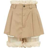 Fuste scurte Layered Effect Mini Skirt-P Femei