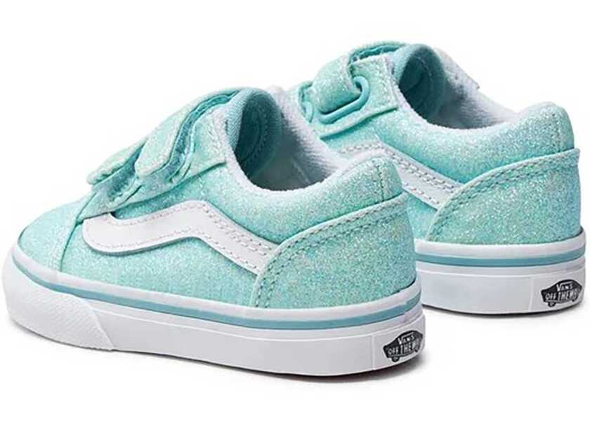Sneakers Vans Old Skool V Glitter Pastel Blue BABY BLUE Baieti (BM 16708317) 2