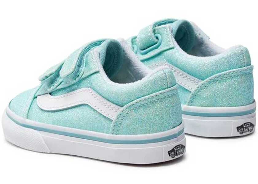 Sneakers Vans Old Skool V Glitter Pastel Blue BABY BLUE Baieti (BM 16708365) 2