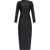 Alexander Wang Long Dress With Logo BLACK
