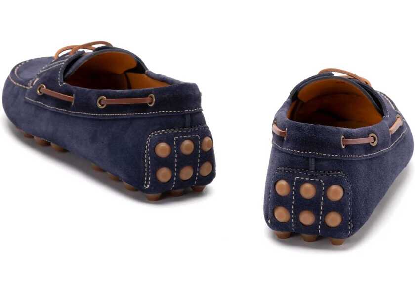 Mocasini TODS Leather Loafer BLUE Barbati (BM 16708410) 4