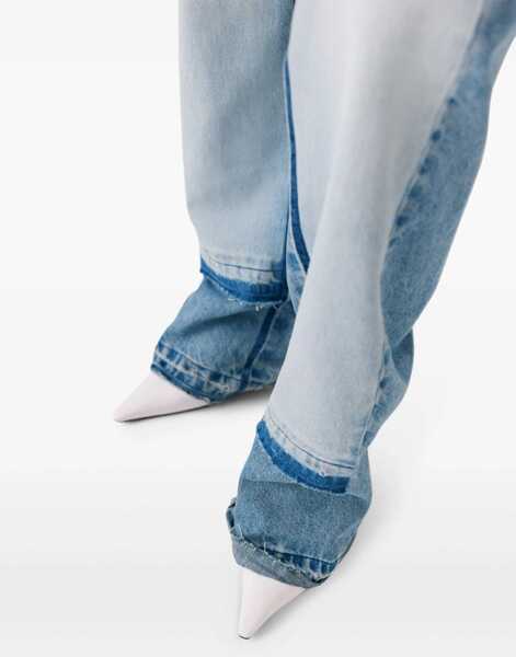 Blugi skinny Stella McCartney Straight-Leg Jeans With Contrasting Panels DENIM Femei (BM 16708431) 5