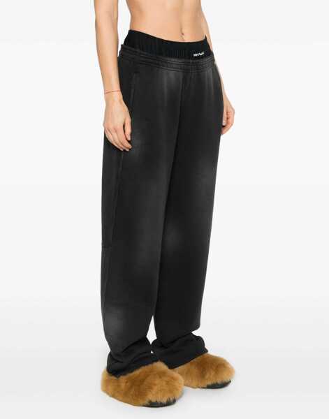 Pantaloni casual Alexander Wang Pants With Logo BLACK Femei (BM 16708437) 3