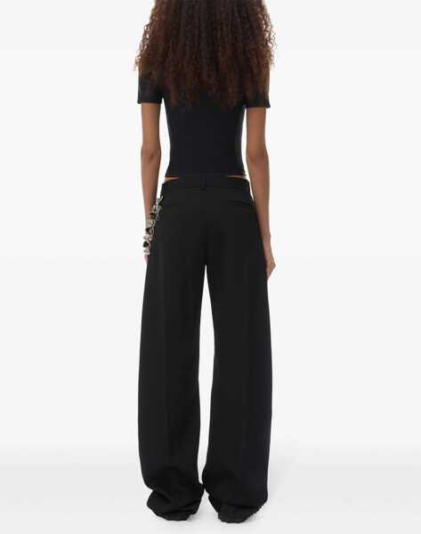 Tricouri Alexander Wang T-Shirt With Logo BLACK Femei (BM 16708455) 2