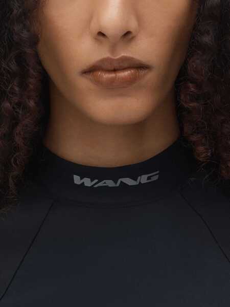 Tricouri Alexander Wang T-Shirt With Logo BLACK Femei (BM 16708455) 5