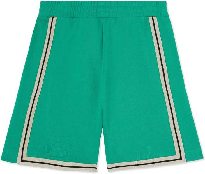 Pantaloni scurti Palm Angels Patracksweatshort GREEN Baieti (BM 16708953) 2