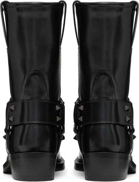 Cizme scurte Valentino Garavani Boot Rockstud BLACK Femei (BM 16710777) 3