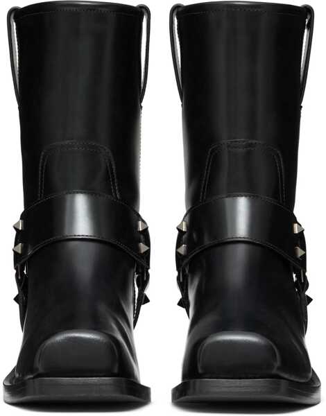 Cizme scurte Valentino Garavani Boot Rockstud BLACK Femei (BM 16710777) 4