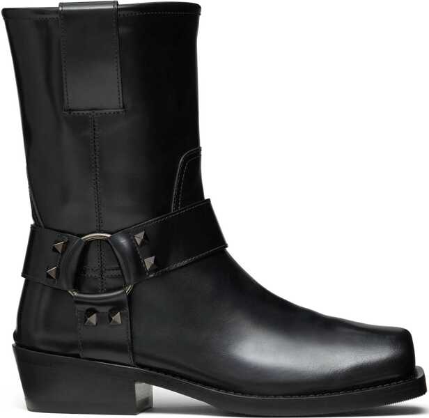 Cizme scurte Valentino Garavani Boot Rockstud BLACK Femei (BM 16710777) 1