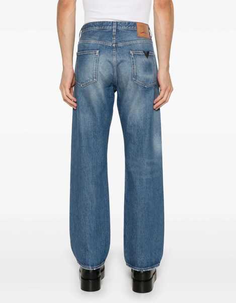 Blugi drepti Valentino Garavani Jeans With Logo Detail BLUE Barbati (BM 16710831) 4