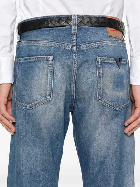 Blugi drepti Valentino Garavani Jeans With Logo Detail BLUE Barbati (BM 16710831) 5