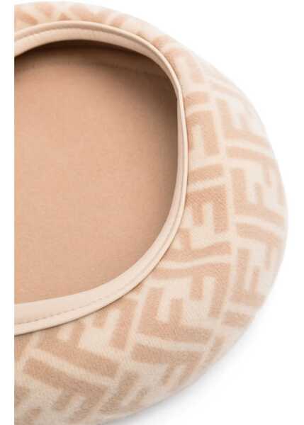 Palarii Fendi Reversible Ff Beret BEIGE Baieti (BM 16710906) 2