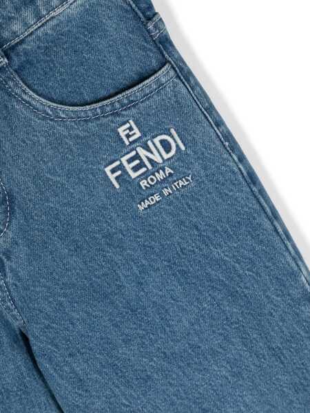 Pantaloni casual Fendi Washed Denim Pants DENIM Fete (BM 16710972) 3