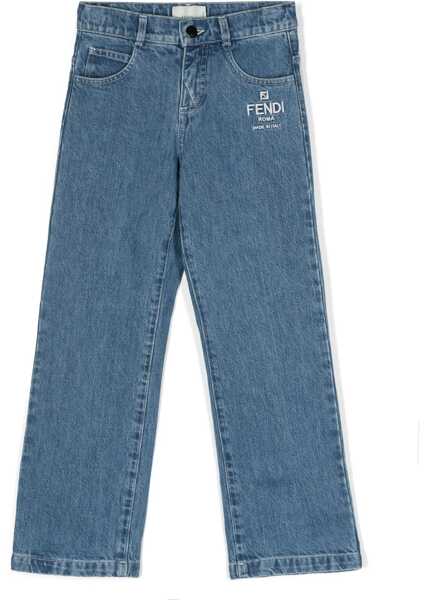 Pantaloni casual Fendi Washed Denim Pants DENIM Fete (BM 16710972) 1