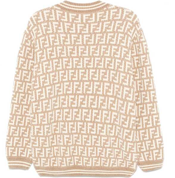 Cardigane Fendi Ff Chenille Cardigan MULTICOLOUR Fete (BM 16710984) 2