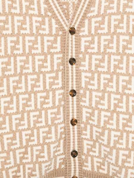 Cardigane Fendi Ff Chenille Cardigan MULTICOLOUR Fete (BM 16710984) 3