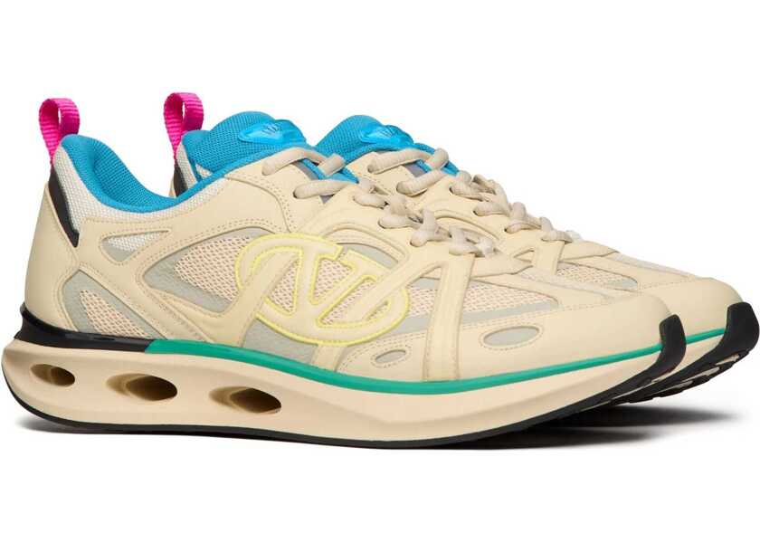 Sneakers Valentino Garavani Sneaker Low Top Vlogo Easyjog WHITE Barbati (BM 16711017) 2