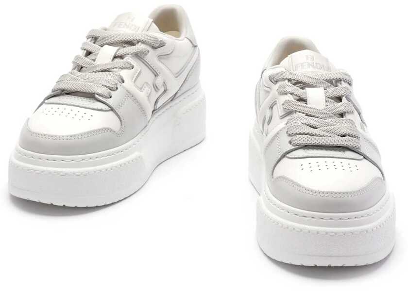 Sneakers Fendi Fendi Match Lace-Up Sneaker WHITE Femei (BM 16711065) 3