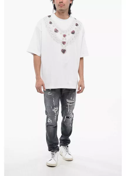 Tricouri John Richmond Over White Barbati (BM 16712067) 4