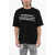 DSQUARED2 Skater Fit T-Shirt With Contrasting Print Black