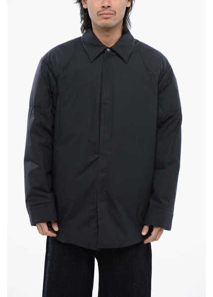 Geci de iarna Jil Sander Strap Closure Down Jacket With Collar Black Barbati (BM 16712151) 1