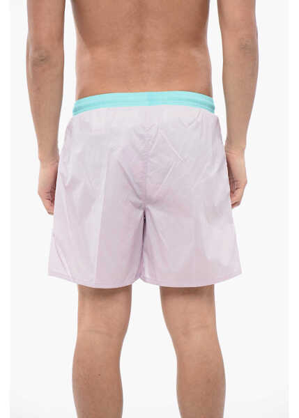 Bermude John Richmond Bicolor Boxer Swimsuit Pink Barbati (BM 16712256) 2