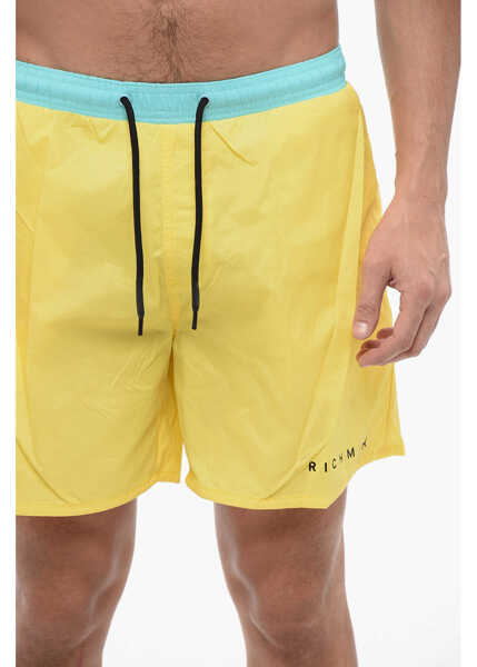 Bermude John Richmond Bicolor Boxer Swimsuit Yellow Barbati (BM 16713213) 3