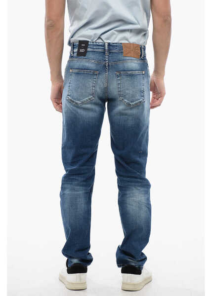 Blugi drepti John Richmond Medium Wash Sid Regular Fit Jeans 18 Cm Blue Barbati (BM 16713222) 2