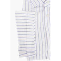 Camasi casual CORNELIANI pentru Barbati - Camasi casual CORNELIANI Short-Sleeved Cotton Shirt With Bayadere Pattern White Barbati (BM 16713231) - B-mall.ro