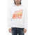 DSQUARED2 Brushed Cotton D2 Juicy Cool Fit Hoodie White