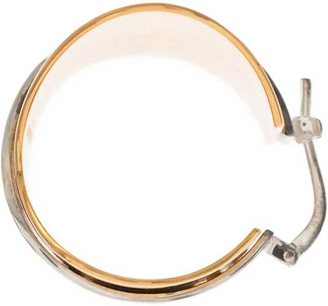 Cercei Jil Sander Two-Tone Brass Earrings With Ring Design Gold Femei (BM 16713513) 4