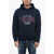 DSQUARED2 Brushed Cotton College League Hoodie Blue