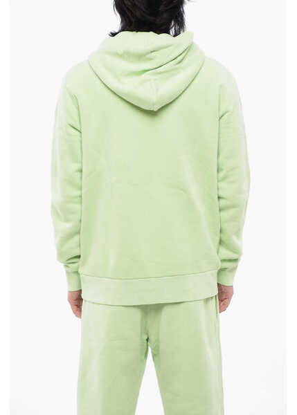 Bluze de trening John Richmond Brushed Cotton Lucilla Hoodie With Embroidered Logo Green Barbati (BM 16713975) 2