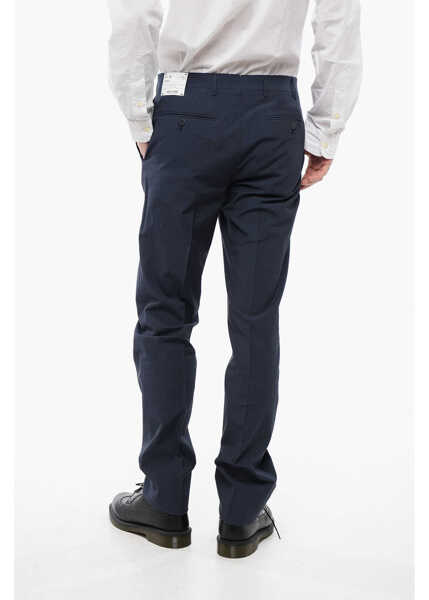 Pantaloni eleganti CORNELIANI Houndstooth Leader Pants Blue Barbati (BM 16713993) 2