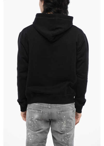 Bluze de trening DSQUARED2 Brushed Cotton D2 Juicy Cool Fit Hoodie Black Barbati (BM 16714050) 2