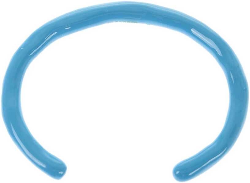 Bratari Jil Sander Enamelled Brass New Lightness Rigid Bracelet Light Blue Femei (BM 16714068) 1